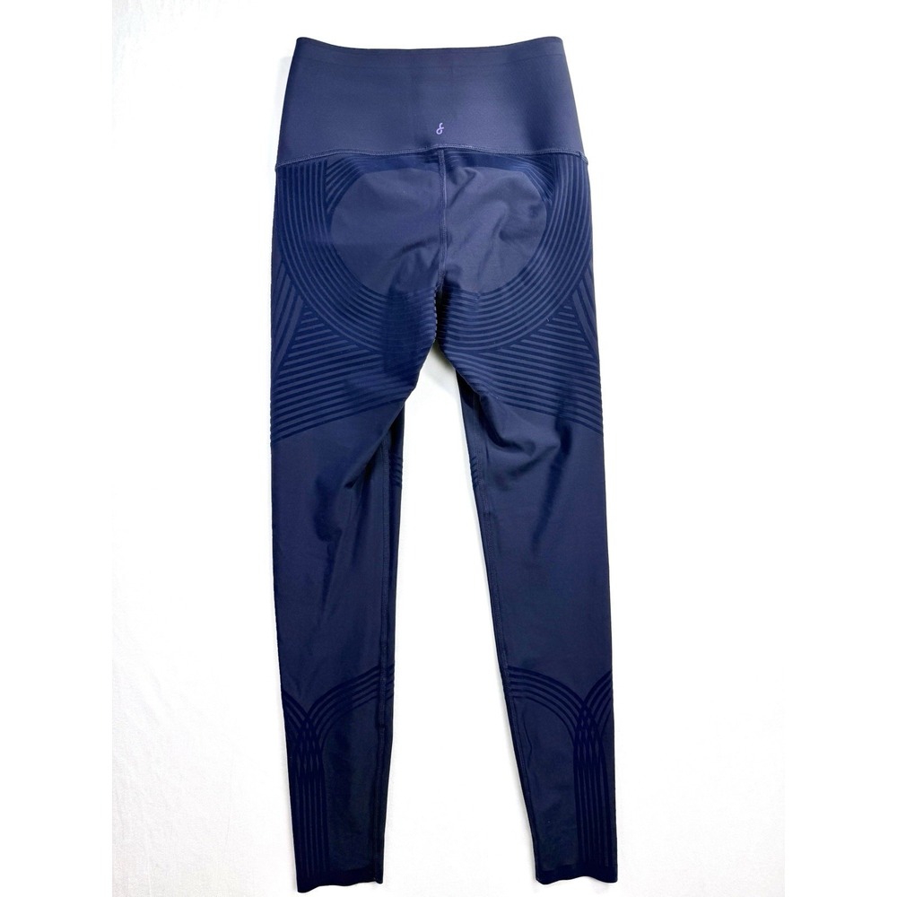 Fanka Body Sculpt Leggings S/M* Navy Reversible Compression 7/8 Yoga Pants